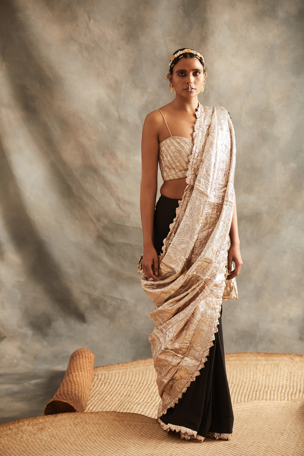 Sona Panna Saree