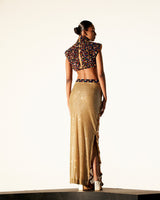 Sphinx Chic Embelished Crystal Skirt Top
