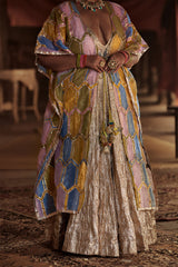 Kausar Kaftan Lehenga Set-A