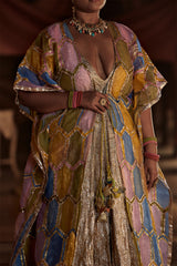 Kausar Kaftan Lehenga Set