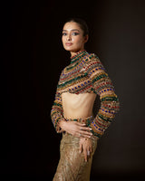 Pharaoh'S Finery Embellished Crystal Top Skirt