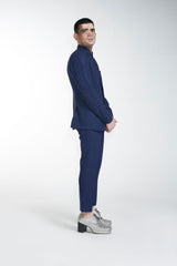 Men Blue Blink