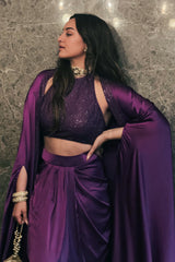 Sonakshi Sinha in Violeta Cape Set