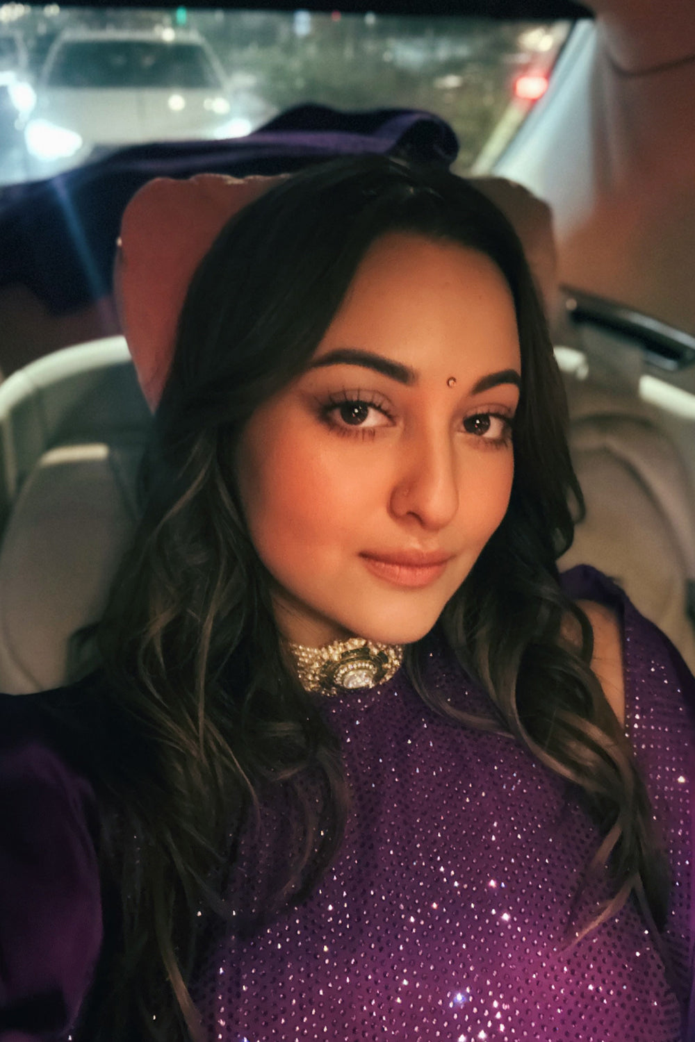 Sonakshi Sinha in Violeta Cape Set