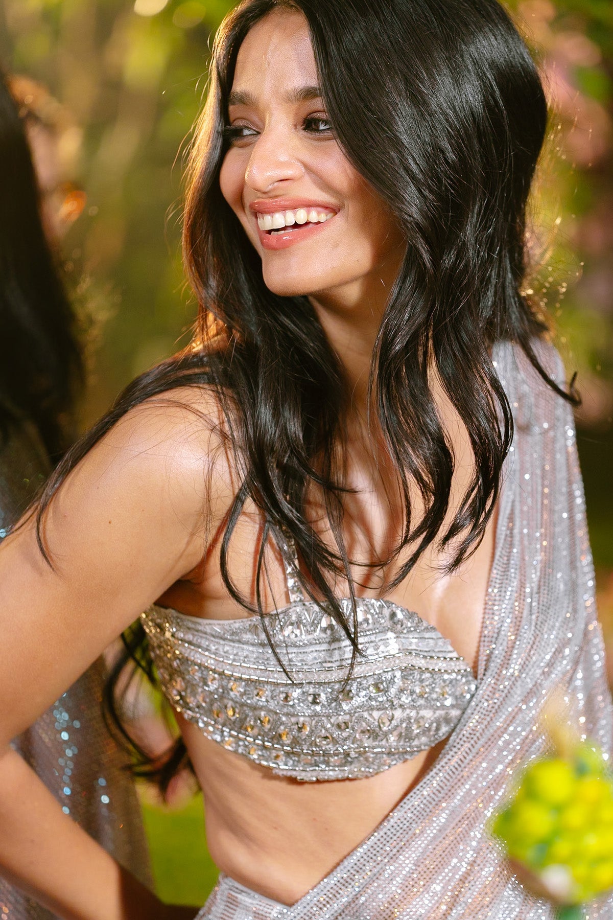 Celestial Stride Saree Set