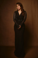 Kajol in celestial night top and skirt