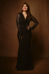 Kajol in celestial night top and skirt