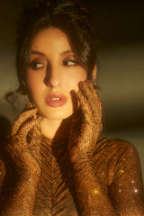 Nora Fatehi in Wildcat Gown
