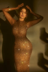 Nora Fatehi in Wildcat Gown