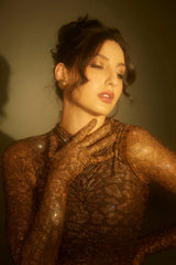 Nora Fatehi in Wildcat Gown