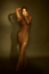 Nora Fatehi in Wildcat Gown