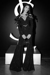 Alanna Pandey in Ruqsha Black Blazer with Pants