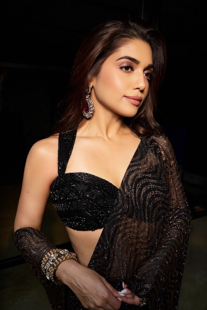 Samiksha pednekar in Marquise Saree Set