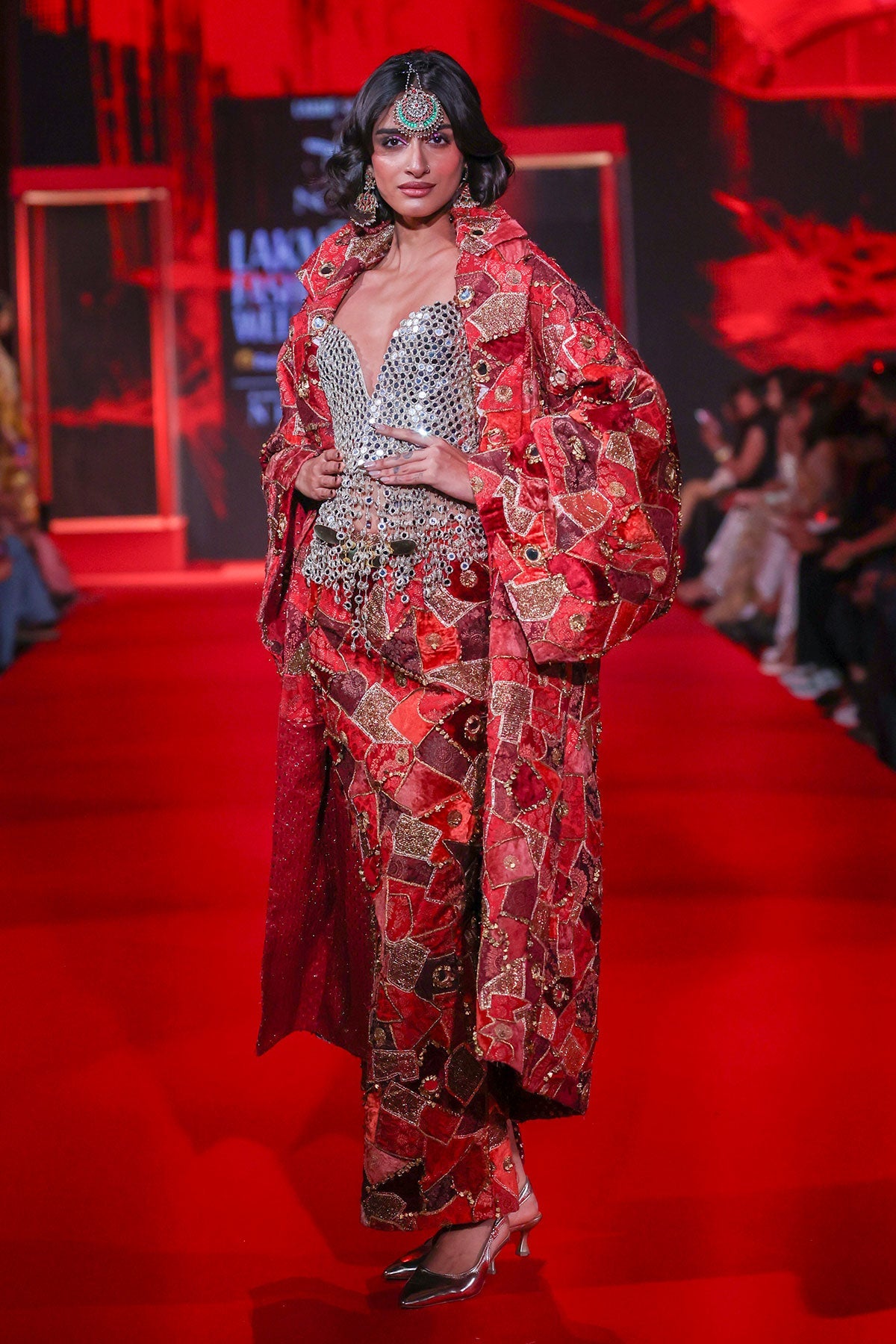 Vilasini Jacket and Skirt Set