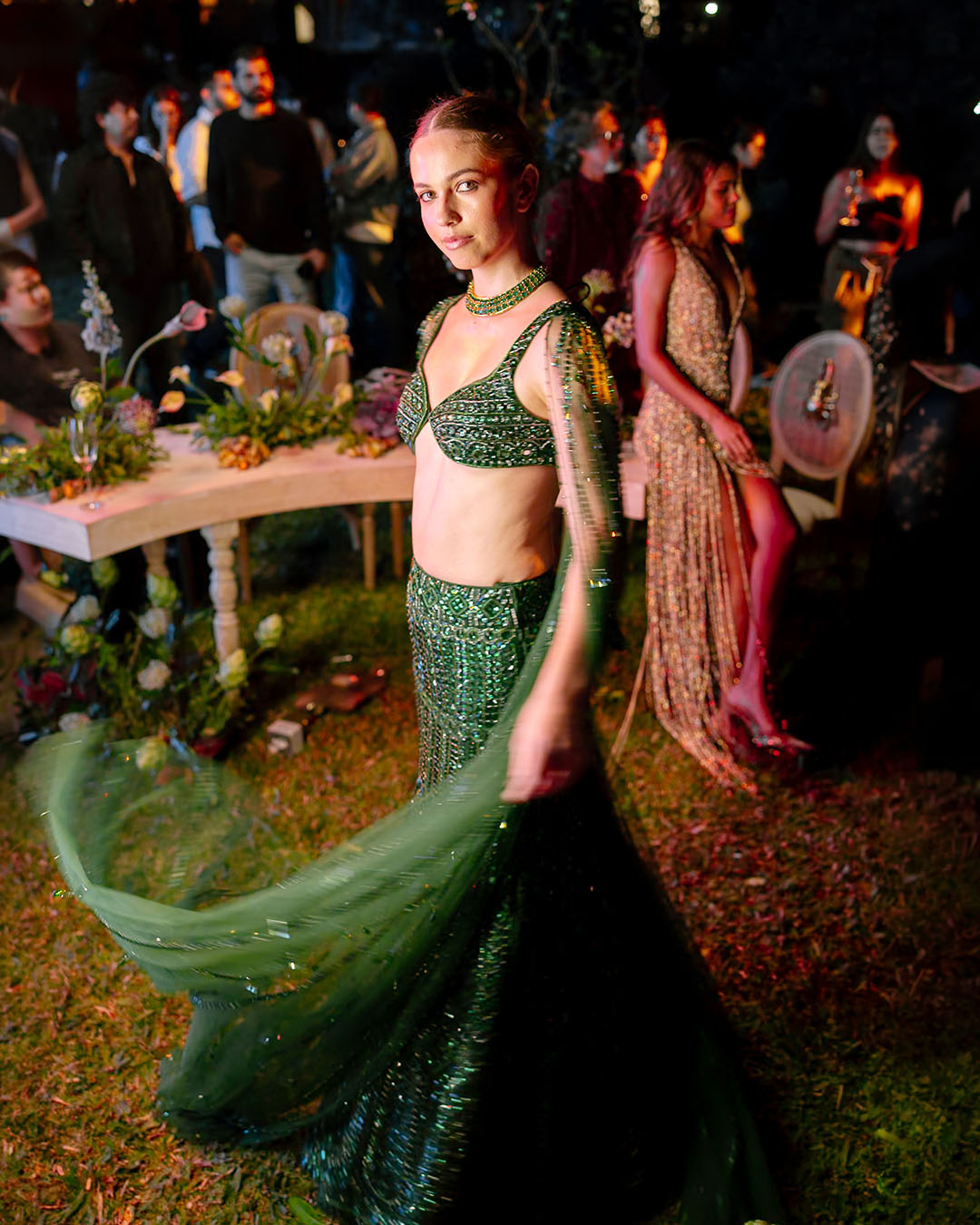 Emerald ?lan Lehenga Set