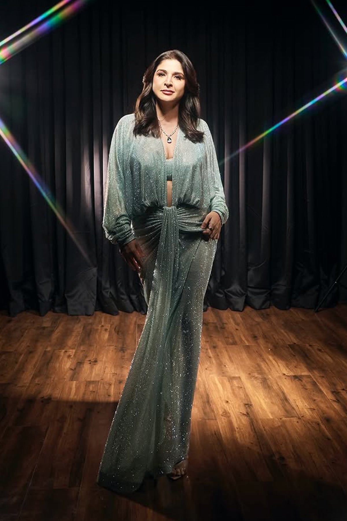 Maheep Kapoor in Taleemah Gown with Bustier