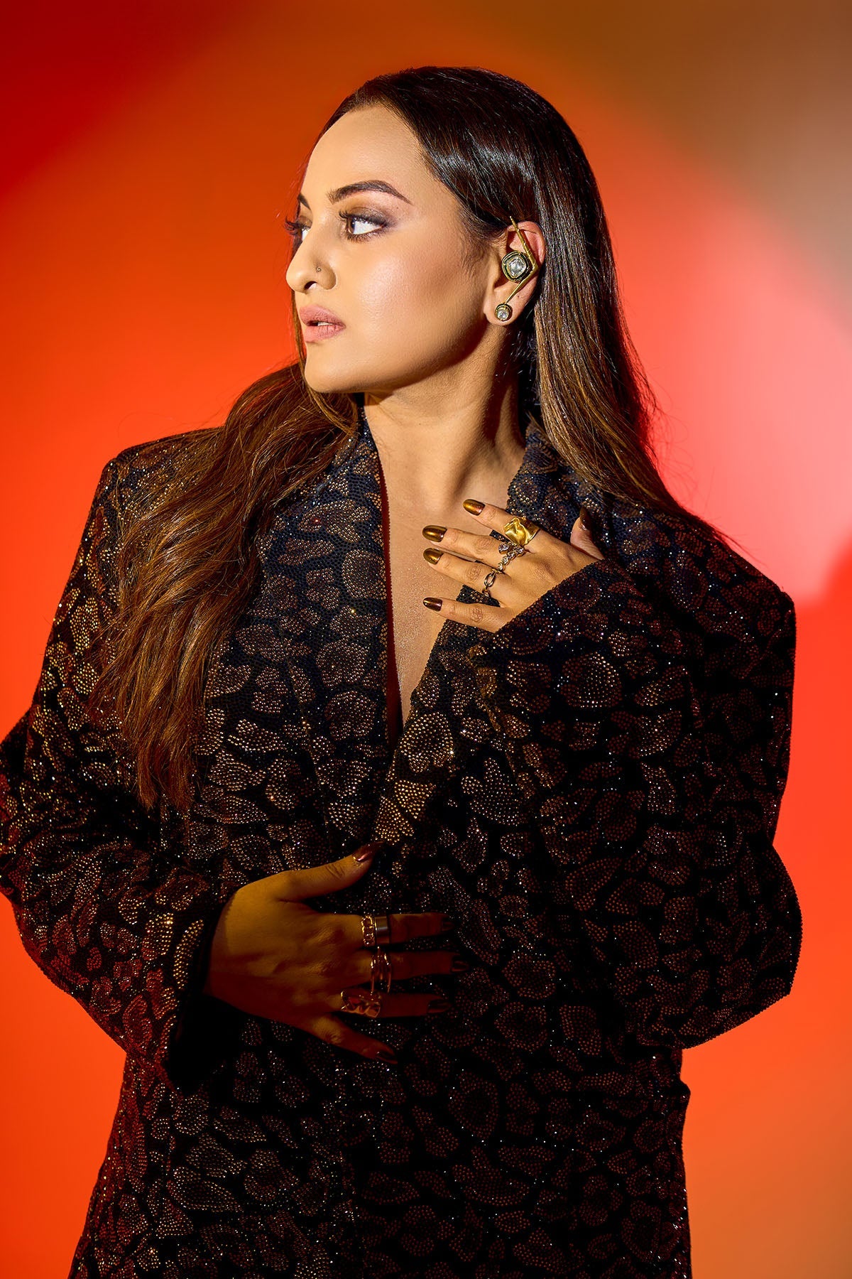 Sonakshi Sinha in Boxy Chic B Co-Ord Set