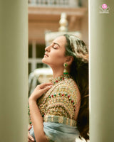 Sonakshi Sinha in Neelambara Saree Set