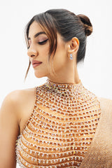 Rukmini Maitri in Margot Beaded Draped Saree Set