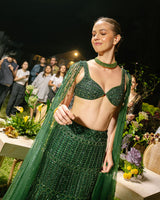 Emerald ?lan Lehenga Set