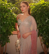Muskan in Aaliyah Saree Set