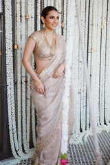 Masoom Minawala in Gaja Kavya Saree and Lampi Blouse
