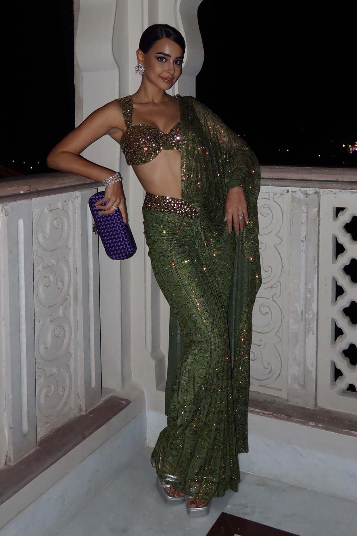 Arushi Mehra in Tia Saree Set