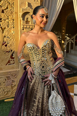 Arushi Mehra in Sheesh Jamuni Lehenga Set