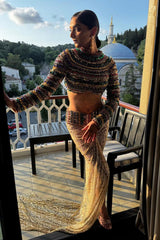 Deepica Mutyala in Pharaoh's Finery Co-Ord Set