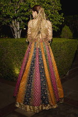Nupur Sanon in Kalidar Multicolour Lehenga Set