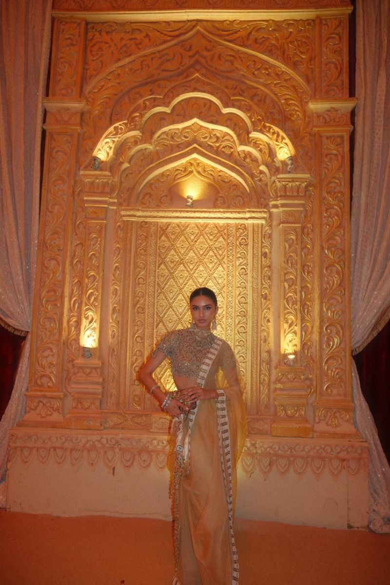 Alavia in Kahani Jadau Organza Saree Set