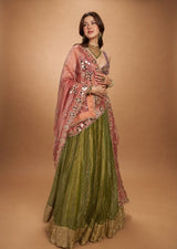 Shanaya Kapoor in AZAL SHEESH LEHENGA