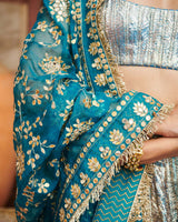 Aasmani Lampi Lehenga