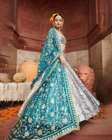 Aasmani Lampi Lehenga