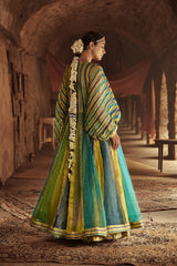 Mahi Kaftan Jacket Skirt Set