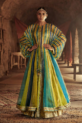 Mahi Kaftan Jacket Skirt Set