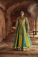 Mahi Kaftan Jacket Skirt Set