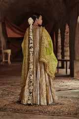 Aliya Sona Aanarkali Set With Dupatta