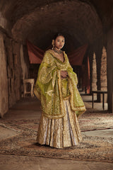 Aliya Sona Aanarkali Set With Dupatta