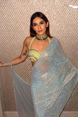 Shauna Gauta in Saanch Saree Set