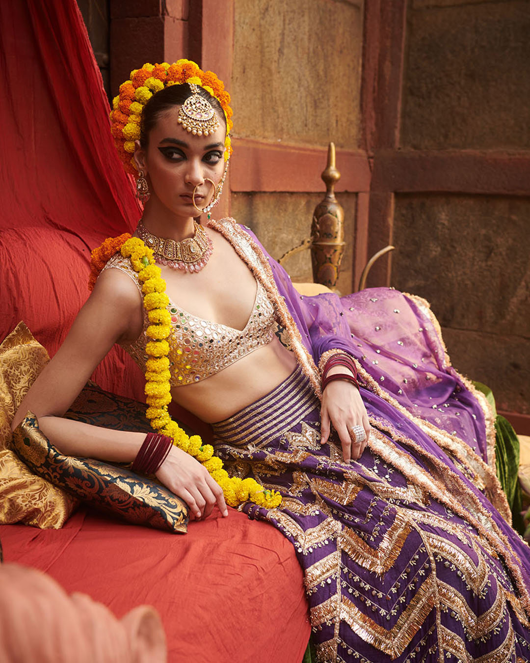 Ulfat Jamuni Lehenga