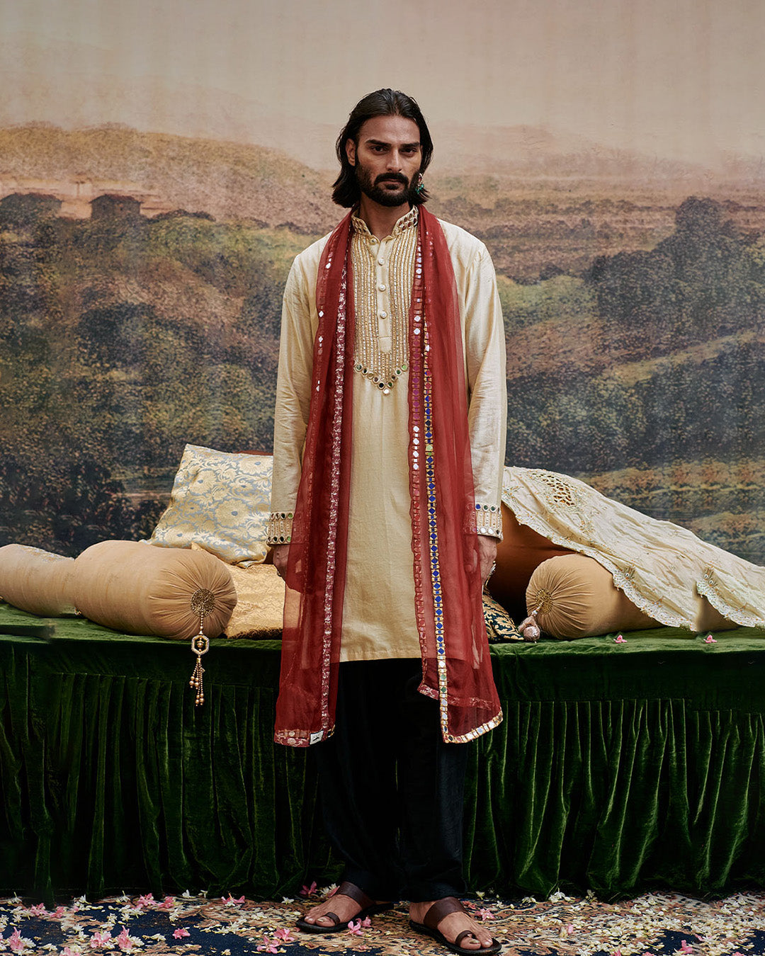 Zora kurta set and stole